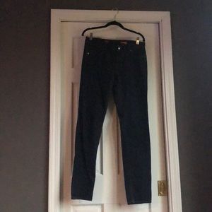Dark denim ultra skinny jeans